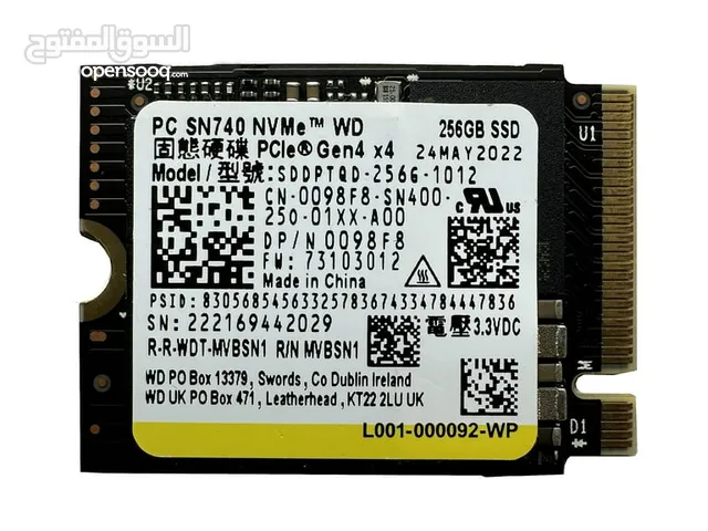 NVME SSD AVAILABLE 256 GB & 512 & 1TB