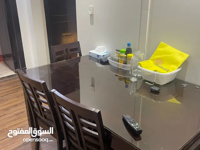 Brand new Wooden Dining Table, with Tempered Glass