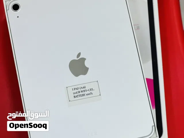 I PAD 11 A16 512 cellular WITH APPLE WARRANTY