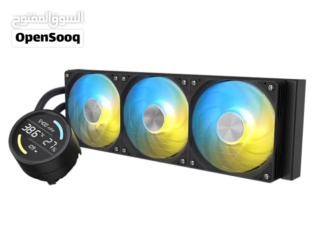 مبرد مائي أصلي سيلفرستون للمعالجات SILVERSTONE FROST KNIGHT 360MM ELITE LCD INTEL LGA 1700 - AMD
