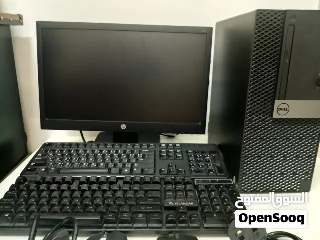 كمبيوتر مكتبي اموره فوق الطيبه نظيف جدا مع جميع ملحقاته
