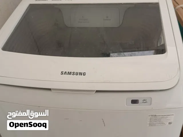 غساله سامسونج باب من فوق حجم كبير بحاله الوكاله