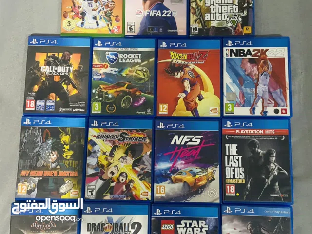 PS4 CD all used like new
