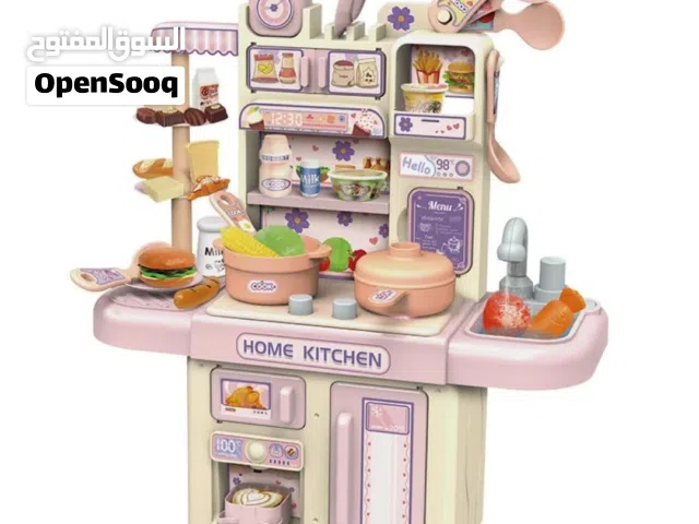 لعبة مطبخ أطفال  39 قطعة مع بخار  مطبخ أطفال  39 قطعة – فيه صوت ومياه حقيقيه