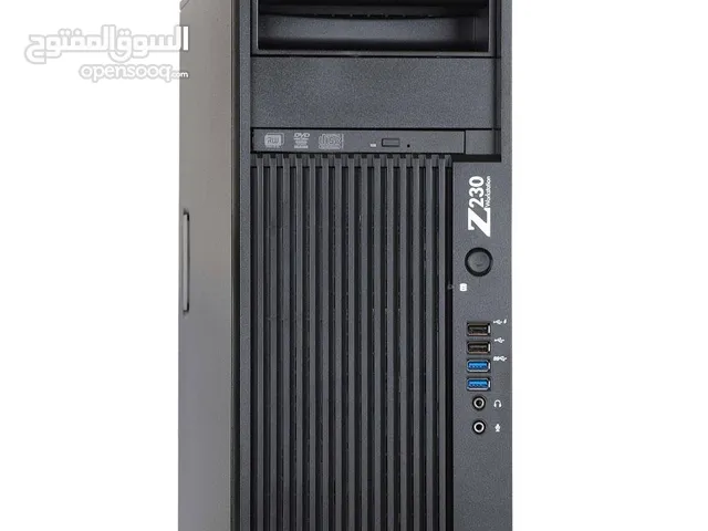 كيس جديد HP Z230 أصلي جيل رابع + رامات 32 قيقا + كرت 6 قيقا GTX 1660