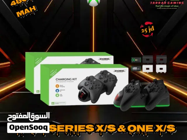 Xbox series & one Rechargeable 2 Battery 4880 Mah  بطاريتين شحن 4880 أمبير وقاعده شحن ايادي اكس بوكس