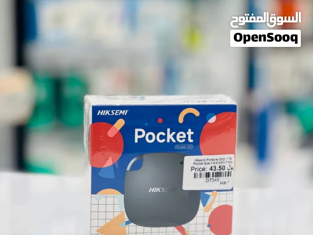 Hiksemi Portable SSD 1TB Pocket Size. New