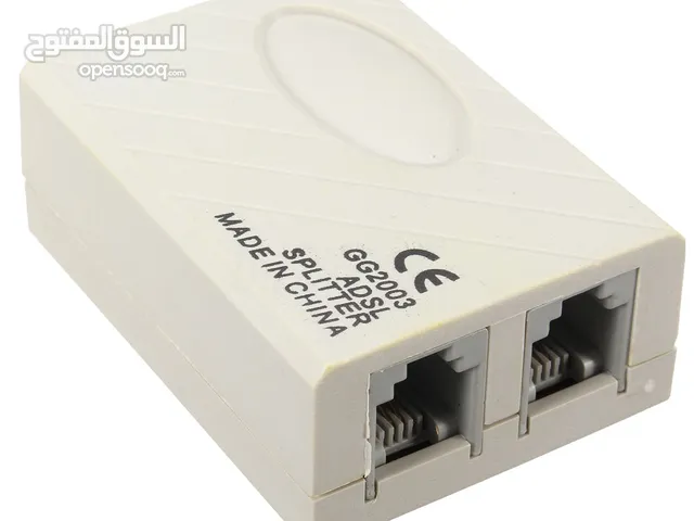 قطعة حل انفصال وتقطيع الانترنت ADSL (Splitter Filter)
