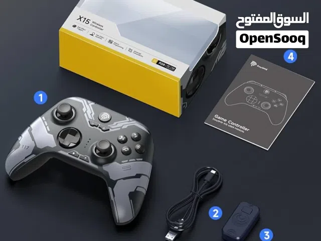 جوستك  التحكم اللاسلكية EasySMX X15 عصي تحكم وأزرار Hall Effect لمنع مشكلة الـ Drift وزيادة الدقة
