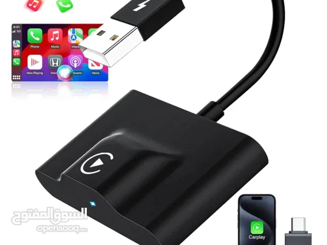 محول كار بلاي لاسلكي: يدعم هذا المحول اللاسلكي تحويل كار بلاي السلكي الأصلي لسيارتك إلى لاسلكي