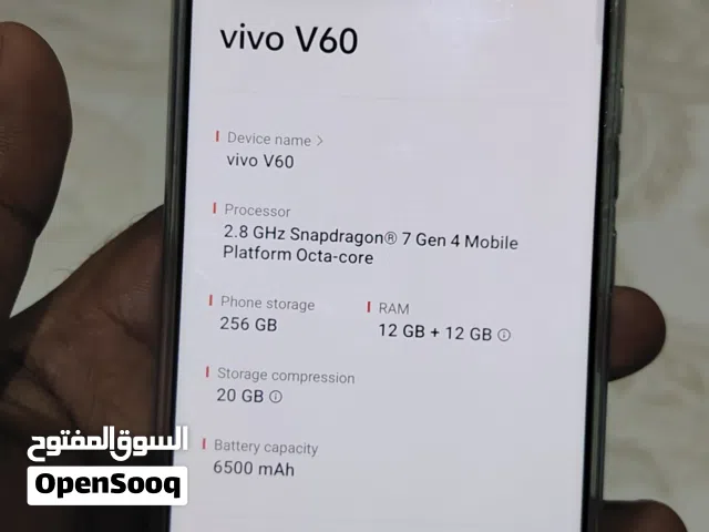 good condition vivo v60 5g 24+256gb good condition box charger cable  available