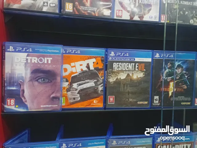 سيديات بلايستيشن فور و فايف جديد و مستعمل