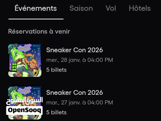 15 ticket sneaker con 2026