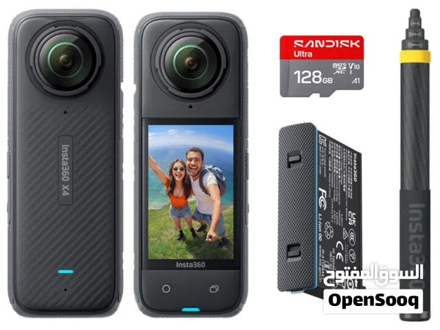 كاميرا Insta360 X4 مع ملحقاتها