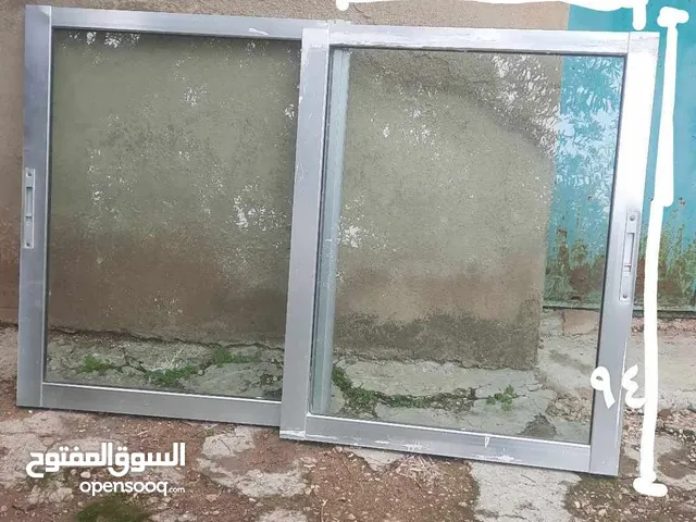 شباك ألمنيوم مع شبك حمايه