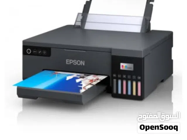 طابعة Epson L8050 فوتوغرافية 6 ألوان بحالة ممتازة تدعم الواي فاي والطباعة الحرارية