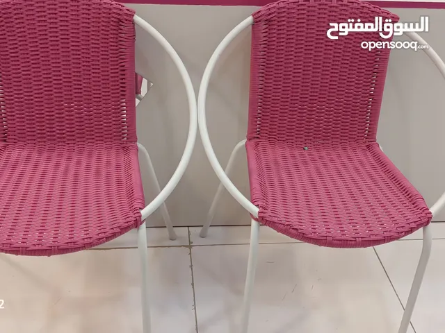 4pc New chair available for 22 rial only can be used both outdoor, indoor slightly negotiable