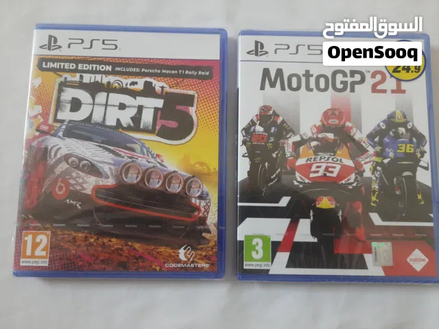 شريطين سوني 5 للبيع جديد حتي ما مبطل