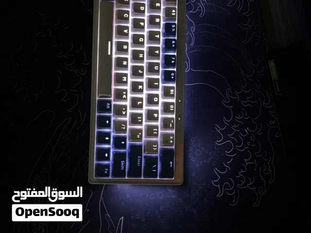 كيبورد ابيض za63(keyboard)ماوسmouse logitech