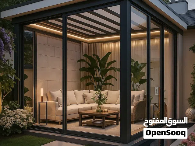 اعمال المنيوم وحديد وزجاج وخشب