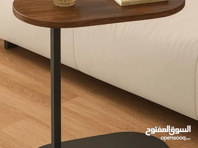 طاولة قهوة بسيطة على الطراز الاسكندنافي، طاولة جانبية للأريكة مصنوعة من خشب ليفي متوسط الكثافة ام دي