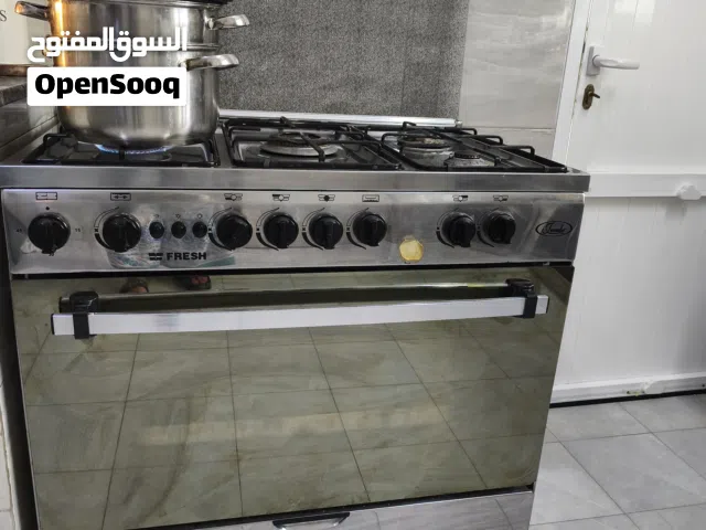 Fresh oven with 5 burners gaz cooker