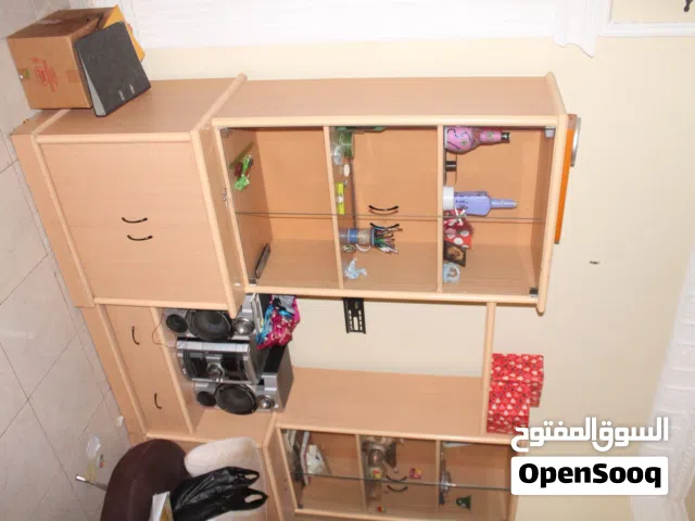 Large wooden display cabinet/wardrobe -used