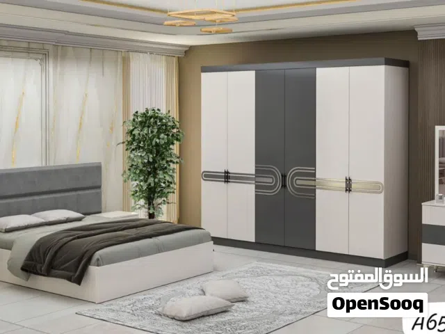 اجمل الغرف وانسپ الاسعار 5 قطع نفرين نفس الصورة بالضبط سرير ثابت طول الكنتور 220 سم العمق 50 سم