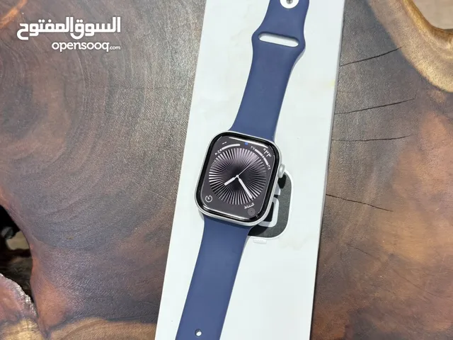 ساعة ابل سيريس 10 شبه جديدة , مقاس 46MM تدعم البيانات مستعملة يومين فقط