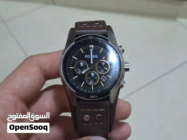 ساعة فوسيل جديدة جلد 44mm