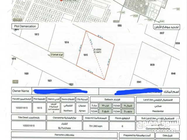 ارض مميزة للبيع في الجرف الصناعية 3 land for sale in jurf sinaiya 3