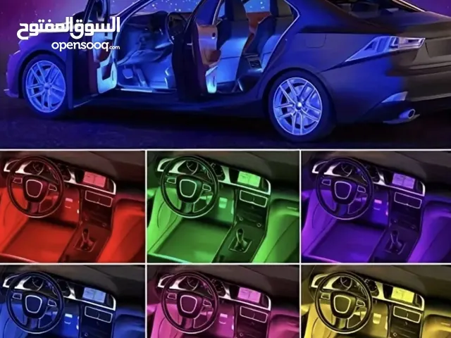 إضاءة داخلية عدد 4 لمبات بالريموت