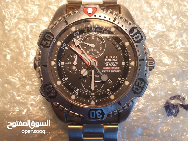 SEIKO SCUBA DIVERS 200 M AUTO START DEPTH SENSOR