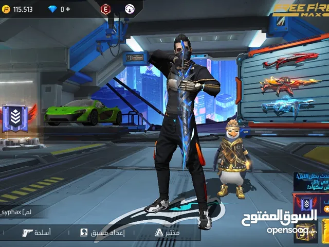 حساب فري فاير سيزون 2 للبيع