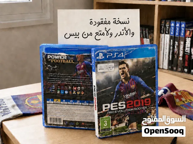عرض خاص ال سعر 20 دينار بدلاً من25 دينار للعبة PES 19 النسخة العربية الأصلية - (شبه جديد)