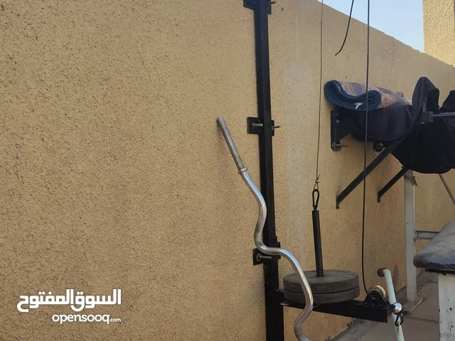 اجهزة رياضية.... دمبلصات... سحب .... بار ....مسطبه.. اقراص ... اوزان