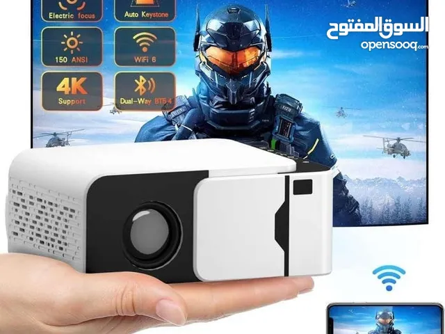 بروجكتر بقوة 900لومن اخر اصدار نظام HD 4K يعمل بخاصية WI FI والبلوتوث بلكرتونة بسعر أقل من سوق
