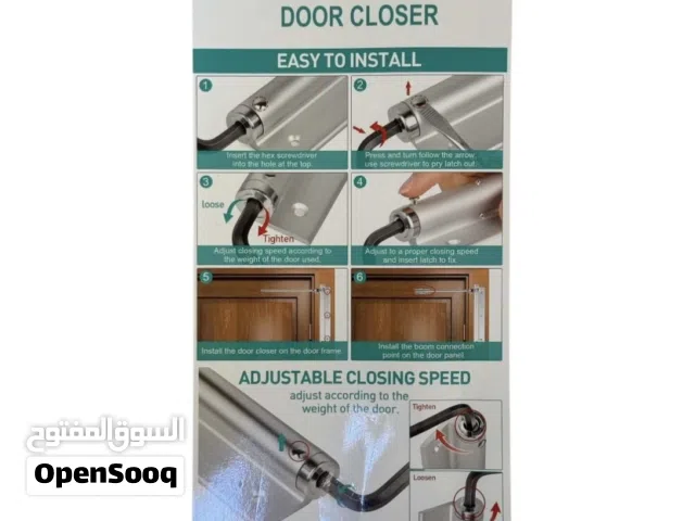 غالق باب أوتوماتيكي ماركة Generic الحجم موضح بصورة