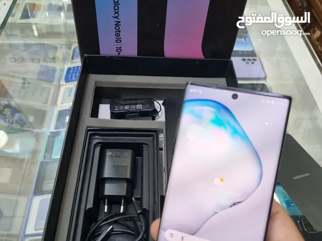 Samsung Not 10 plas فاصل بصمه من التحديث عربي رام 12 جيجا 256  مش مصلح مع بكج متوفر توصيل