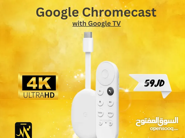 google Chromecast (4K and HD) (جديدة)