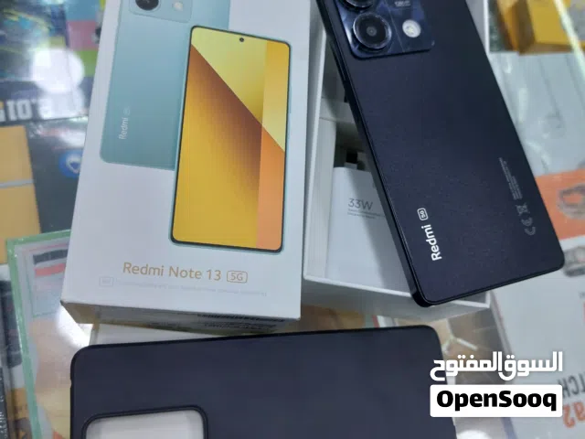 مستعمل اخو الجديد شاومي Not 13 5G  رام 16 جيجا 256 أغراضة والكرتونه الأصلية متوفر توصيل