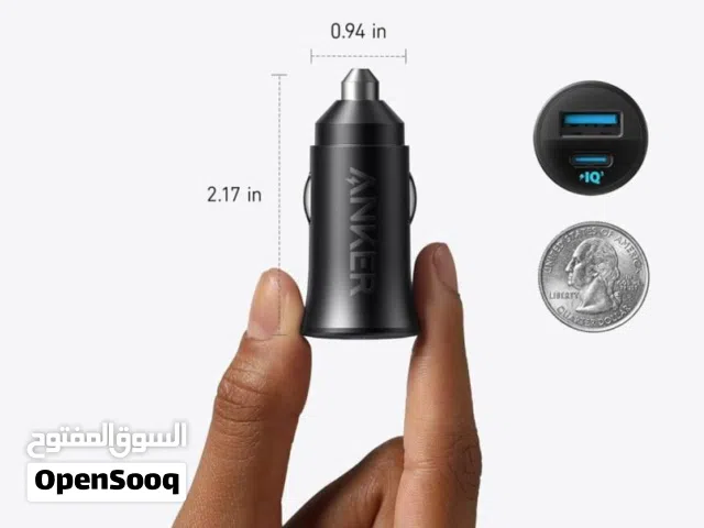 شاحن سيارة نوع انكر يدعم الشحن السريع