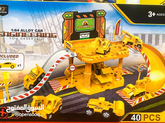 Construction Engineering Transportation Toys Set