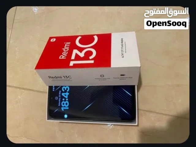 تلفون Redmi 13C بحال الوكالة وشبه جديد، مش مصلح او مفتوح