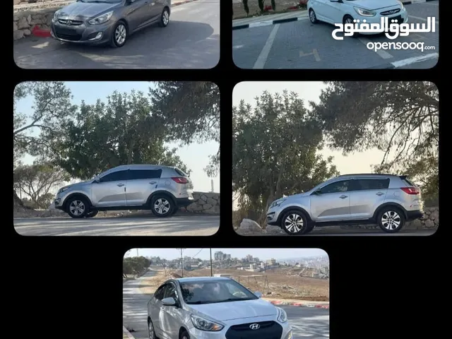 متوفر للبيع سيارات هونداي اكسنت ديزل وبنزين وجبات سبورتاج سيارات نخب ما شاء الله
