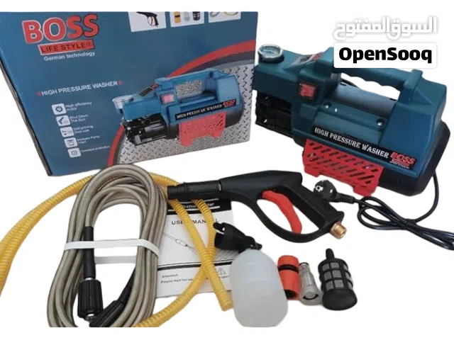 BOSS High-Pressure Washer, 500-3000W, German Technology, with Accessories