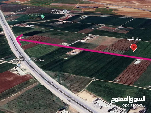 للبيع قطعة أرض مميزة في إربد – الصريح / شارع البتراء