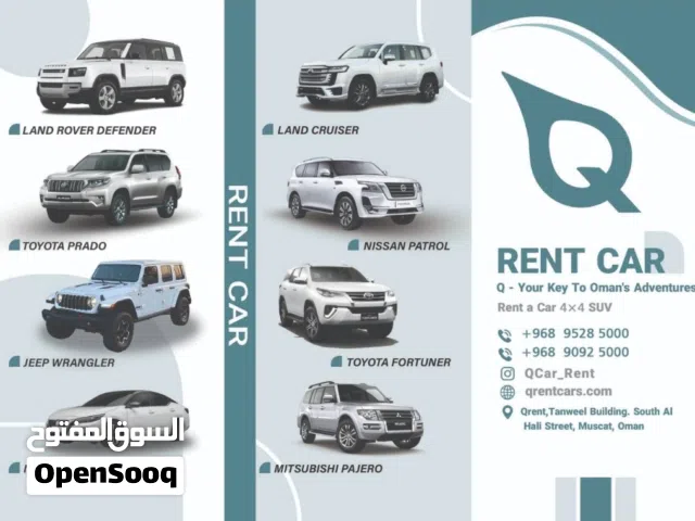 Suv toyota prado for rent تاجیرسیارات دفع رباعی