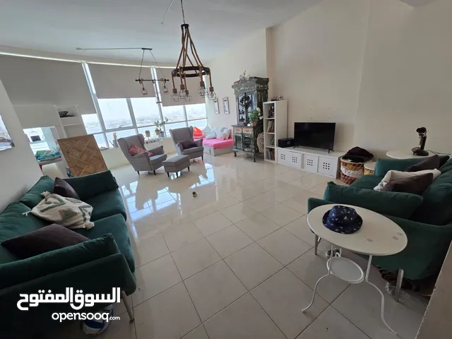 غرفة وصالة مفروشة للإيجار في عجمان - اطلالة بحرية بانورامية