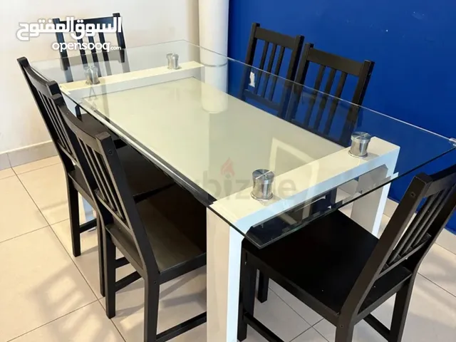 glass dining table